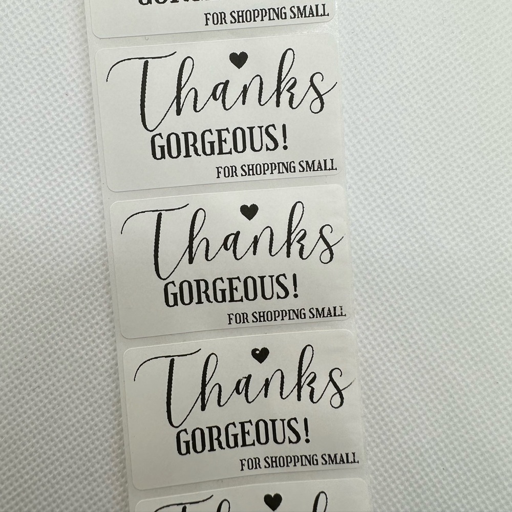 Thanks stickers  2" Stickers labels (100 roll ) NWT​​ - Picture 2 of 12